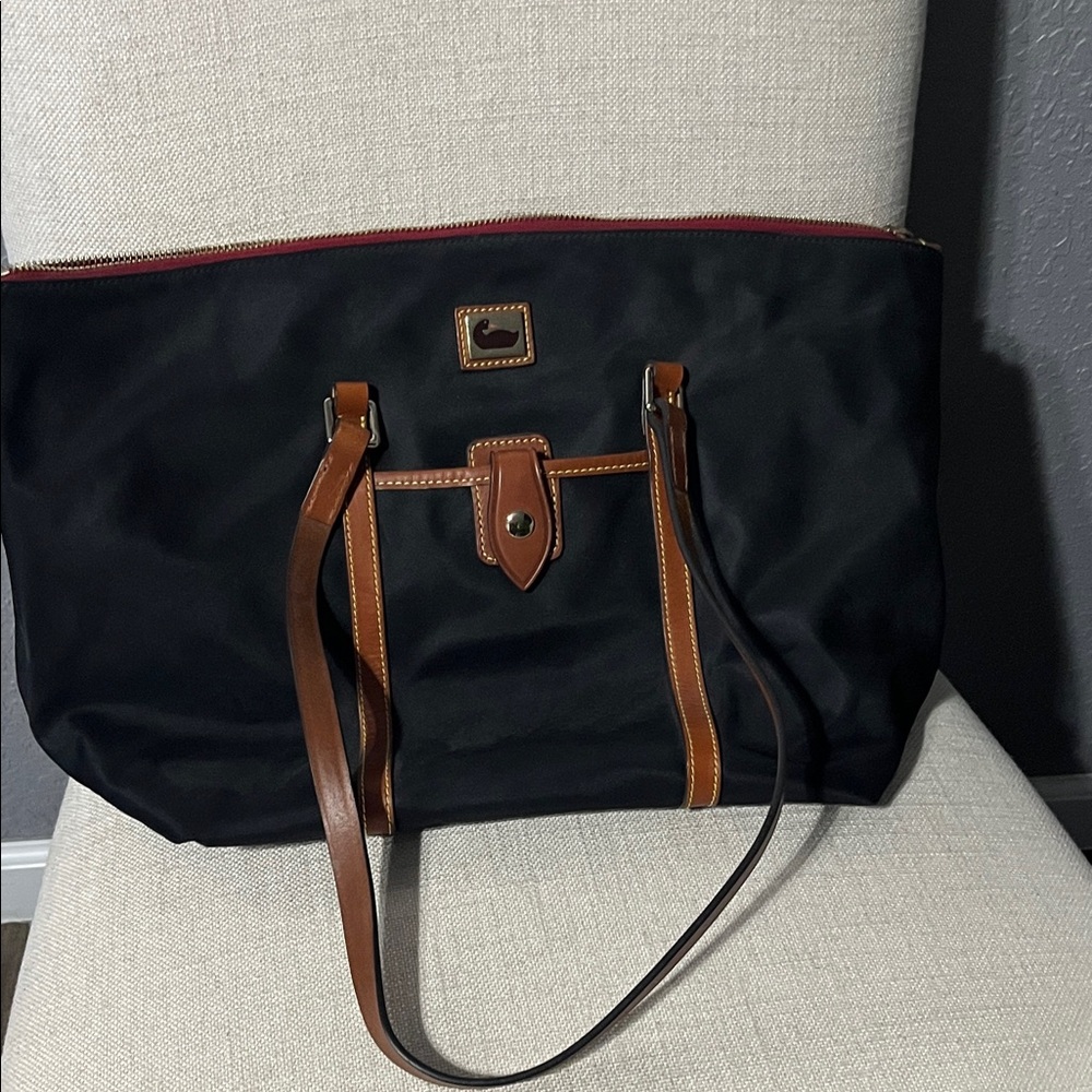 Black and Brown Tote Bag